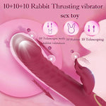 Vibrator Thrusting Dildo For Women G Spot Toy Clitoral Stimulator Sex Toys Dildos Sex Toy Thrusting Dildo Vibrator With 10 Thrusting & 10 Vibrating Modes Soft Sensory Machine Tool Gifts For Womens