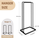 2 Pack Hanger Organizer,Clothes hanger Stacker for Closet Laundry Room，Can accommodate 110 wire hangers，Hanger storage That fits hangers