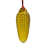Glass Anal Butt Plugs Sex Toys With Drawstring Crystal Anal Trainer Anal Dildo Anal Expander Training Butt Plug Anal Sex Toy For Women Men Couples Corn Shape Anal Plug (Yellow, S)