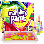 Marbling Paint Art Kit for Kids - Arts and Crafts Gift Set for Girls and Boys