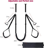 Adjustable Door Sex Swing with Padded Support – Erotic Sling for Couples, 300lbs Limit