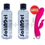 Lube Liquid Based Personal Lubricant Water Long Lube, Toys For Women Men Lubricants For Women Today Adult Tool For Couples (6.76 Fl Oz*2Pieces+Gift Safe Adult Toy)
