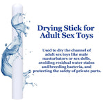 Reusable Drying Stick For Adult Toy, Fast-Absorbing Dry Rod For Male Masturbator Sex Doll, Water Absorption Dryer For Tpe/Silicone Product, Moisture Removal For Home Storage, Bendable & No Residue
