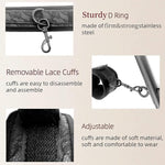 Adjustable Spreader Bar Bondage Set with Wrist, Ankle & Neck Restraints for Couples