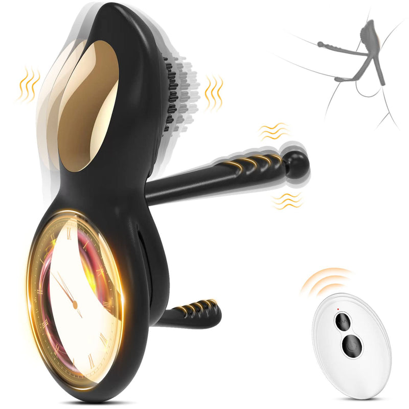 Vibrating Penis Ring For Couples Sex Toys Vibrator,Male Erection Enhancing And G Spot Clitoral Vibrator,Vibrating Cock Ring With 10 Vibration Modes,Couples Gifts Adult Sex Games Pleasure