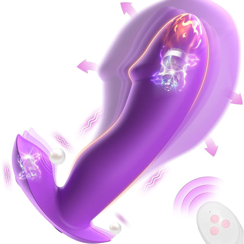 Couple Sex Toys Anal Vibrator Prostate Massager, Inflatable Butt Plug With 10 Vibration Modes, Remote Control Dildo Vibrator Gspot Stimulator, Sex Toy For Adult Male Famale Men Women & Couples