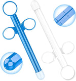 Lube Applicator Syringe, 6.5” Personal Lubricant Shooter with Silicone Cap