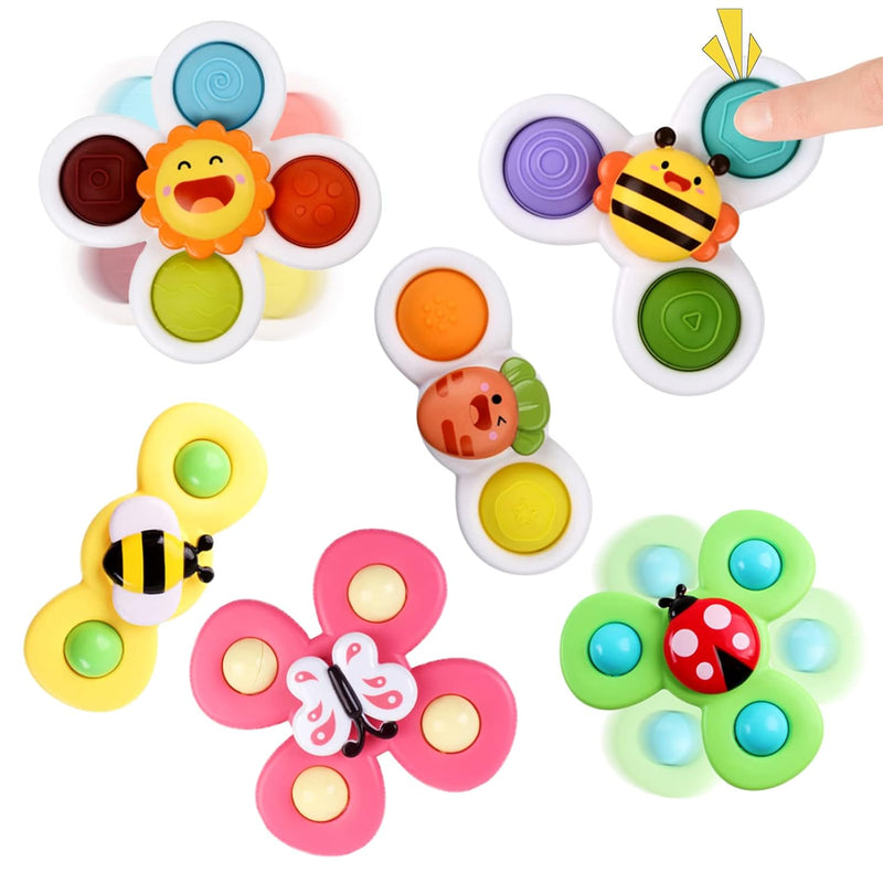 Suction Cup Spinner Toy For Baby Suction Cup Fidget Spinner Toys Bath Toys