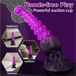 9.7" Tentacle Monster Fantasy Dildo, Huge Silicone Dragon Big Alien Anal Thick Knot Animal Creature Xl Horse Dildo With Strong Suction Cup, Adult Sex Toys For Gay Men Women
