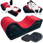 Inflatable Bondage Sofa Chair with G-Spot Pillow Built-in Air Pump Red