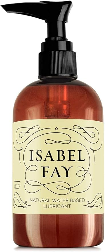 Natural Water-Based Personal Lubricant for Sensitive Skin, Paraben & Glycerin-Free, 8 oz