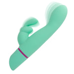 Love Bunny Rockin G Bunny, Waterproof Rechargeable Silicone Rabbit Vibrator With Over 100 Combinations Of Rocking And Flickering Pleasure Blue Se-0619-58-3