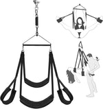 360° Adjustable Sex Swing – Comfortable Bondage Restraint Set for Couples & Lovers