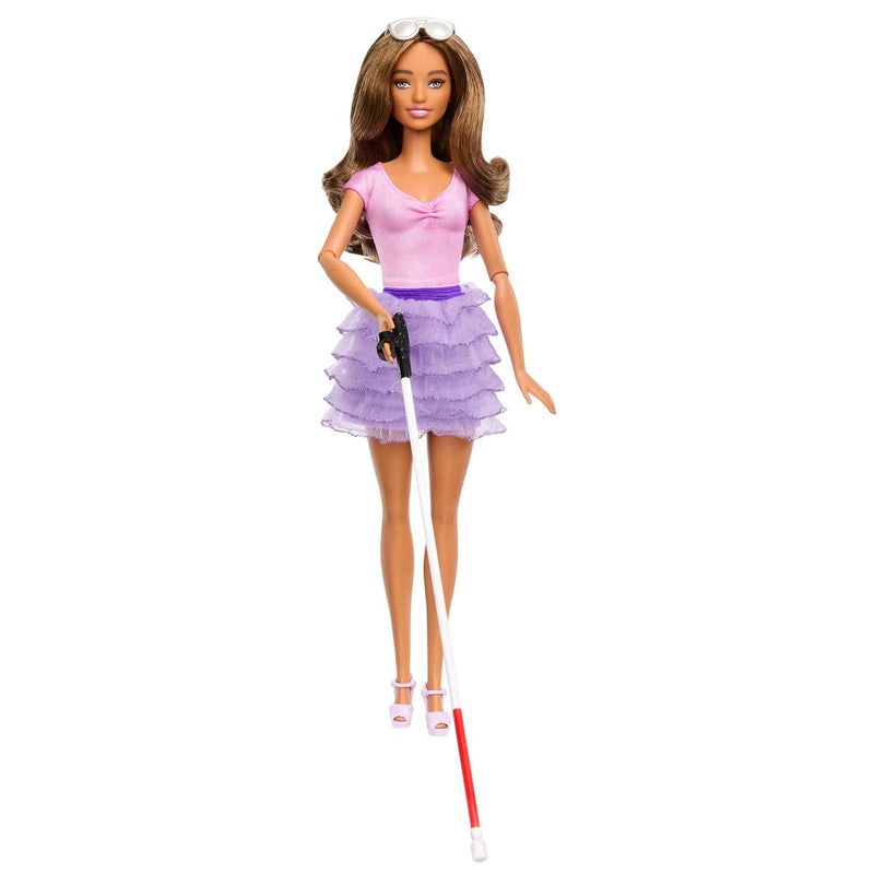 Barbie Fashionistas Doll #228, Blind Doll Wearing Pink Top and Ruffled Skir