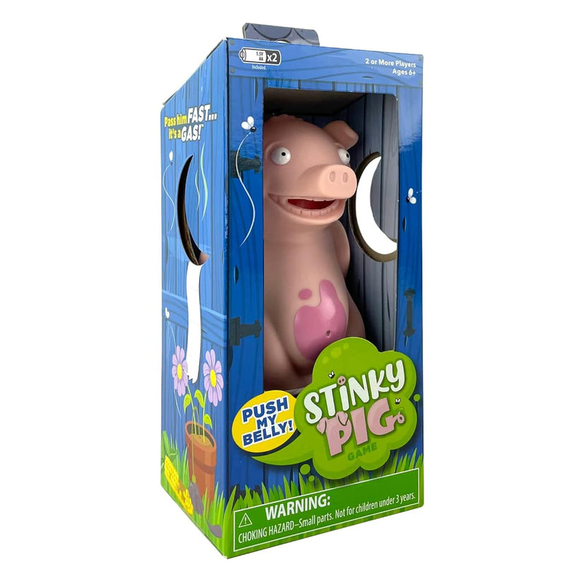 Stinky Pig Game Fast, Musical Active Kids Game With Funny Sounds, Roll The