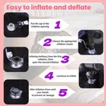 Inflatable Support Pillow Sofa – Intimate Lounge Chair for Couples & Relaxation