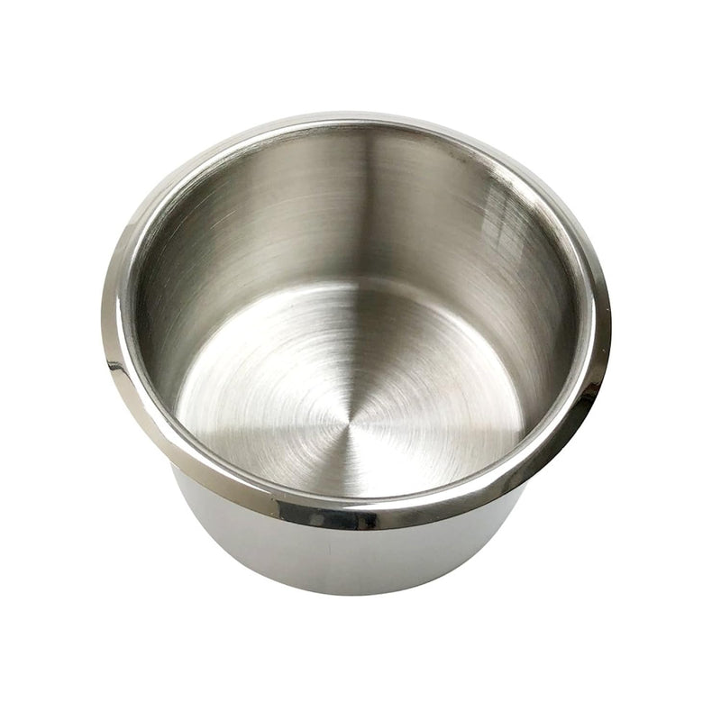 Game Table Cup Holder Insert - Stainless Steel Jumbo Drop-in Drink Cup Hold