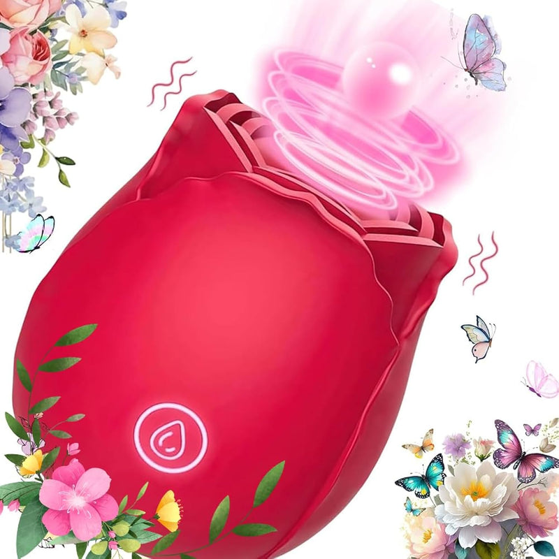 Rose Toy Clit Sucker Sex Toys Adult Toys For Women Rose Sex Toy Clit Sucker Sucking Vibrator With 10 Suction Modes Vibrater Dildo Anal Couples Female Adult Toy Dildos Vibrators Rr-01