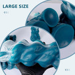 Big Thrusting Dildo - Huge Suction Cup Dildo For Anal Play, Realistic Silicone Dildo For Men And Women, Adult Sex Toys For Extra Stimulation And Pleasure (D216-L)