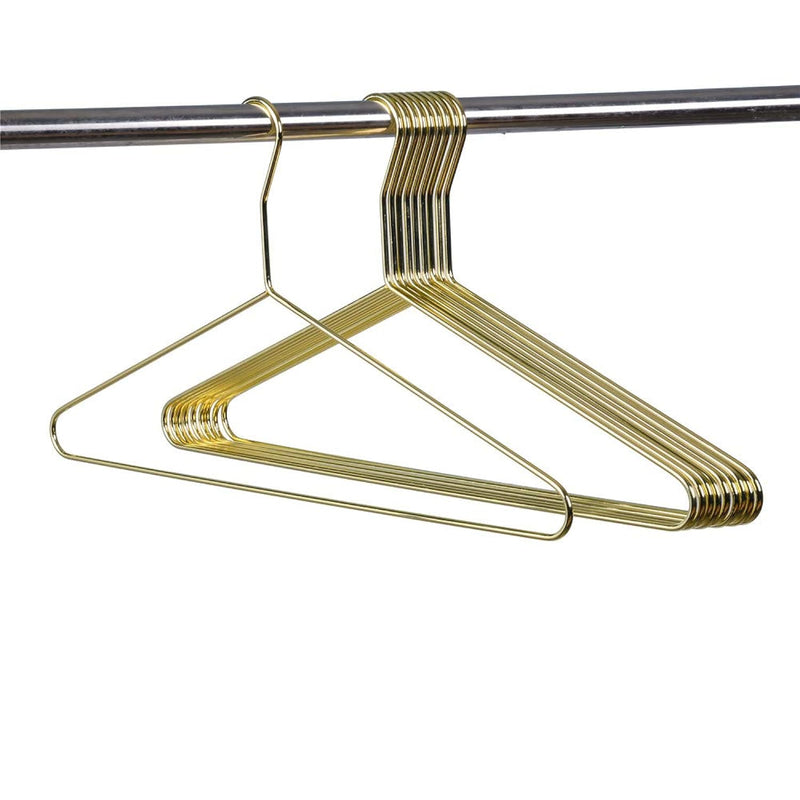 Quality Gold Modern Extra Heavy Duty Metal Hangers – Clothing Thin Compact Hange