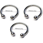 Cock Rings, 3Pcs Penis Rings Stainless Steel Glans Ring With 3 Different Size, Longer Harder Stronger Enhancing Rings Sex Toy For Man
