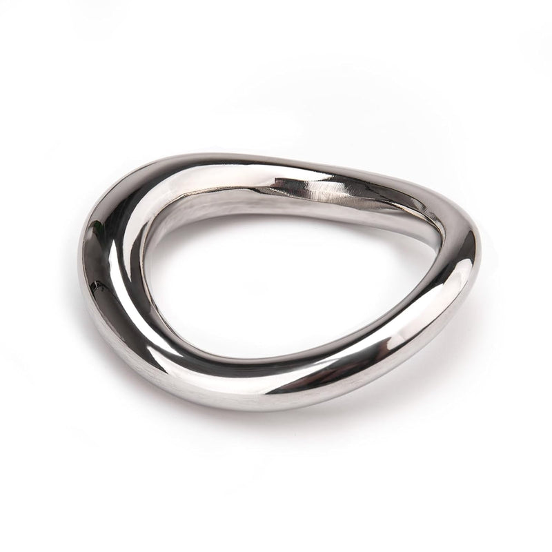 Stainless Steel Cock Ring Surface Design Penis Bondage Stretch Ring For Men Erection Enhancing Adult Sex Toys(A5)
