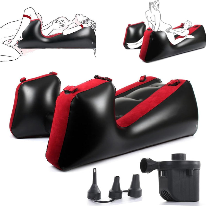 Inflatable Sex Sofa Chair with Electric Pump – Bondage Cushion for Deeper Support