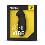Kiki 2 Premium-Grade Silicone Mini Handheld Vibrating Massager, Black
