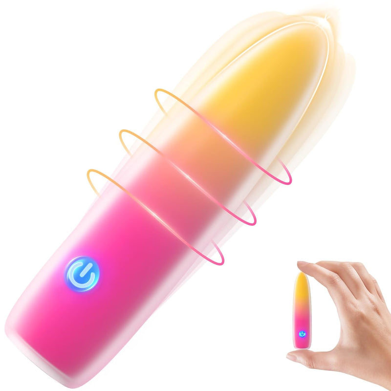 Mini Bullet Vibrator Sex Toys For Women, Small Vibrators Made Of Body-Safe Silicone, Waterproof, Usb Rechargeable Personal Massager With 10 Vibration Modes, Nipple Clit Stimulator Couples Sex Toy