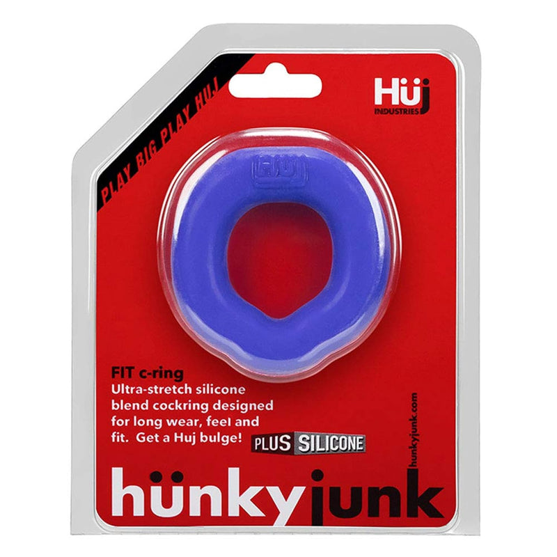 Blue Ox Designs Oxballs 70517: Hunkyjunk Fit Ergo C-Ring, Cobalt