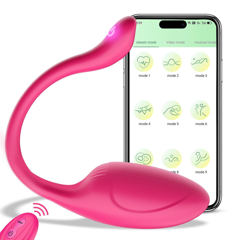 App Remote Control G-Spot Panty Vibrator, Long Distance Bluetooth Wearable, Rechargerable Adult Sex Toys More Than 10 Vibrations For Women And Couple, Female Toy