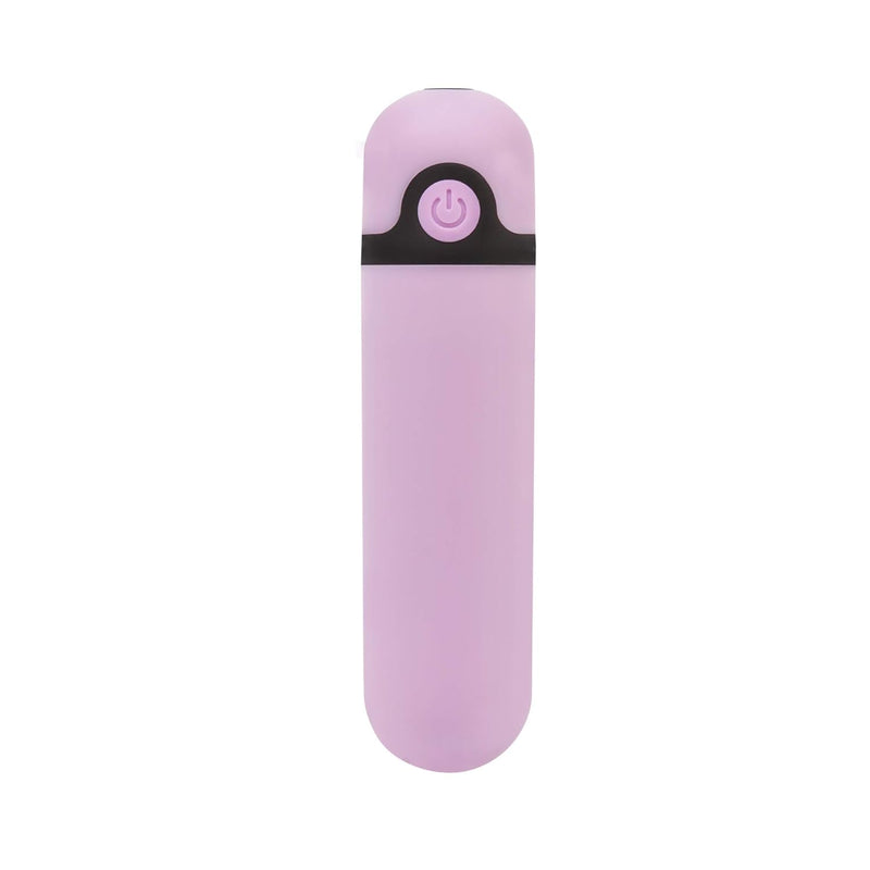 3.5 Inch Rechargeable Bullet Vibrator Purple, Waterproof, 10 Functions, Adult Sex Toy