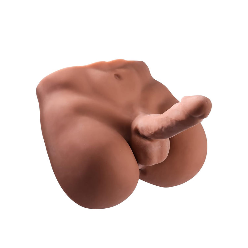 Lifelike Torso Male Sex Doll With Flexible Dildo Realistic Sex Huge Cock 7.08Inches, Men Sex Dolls For Women Masturbation, Unisex Masturbator Sex Toy For Men Women Gay Couple