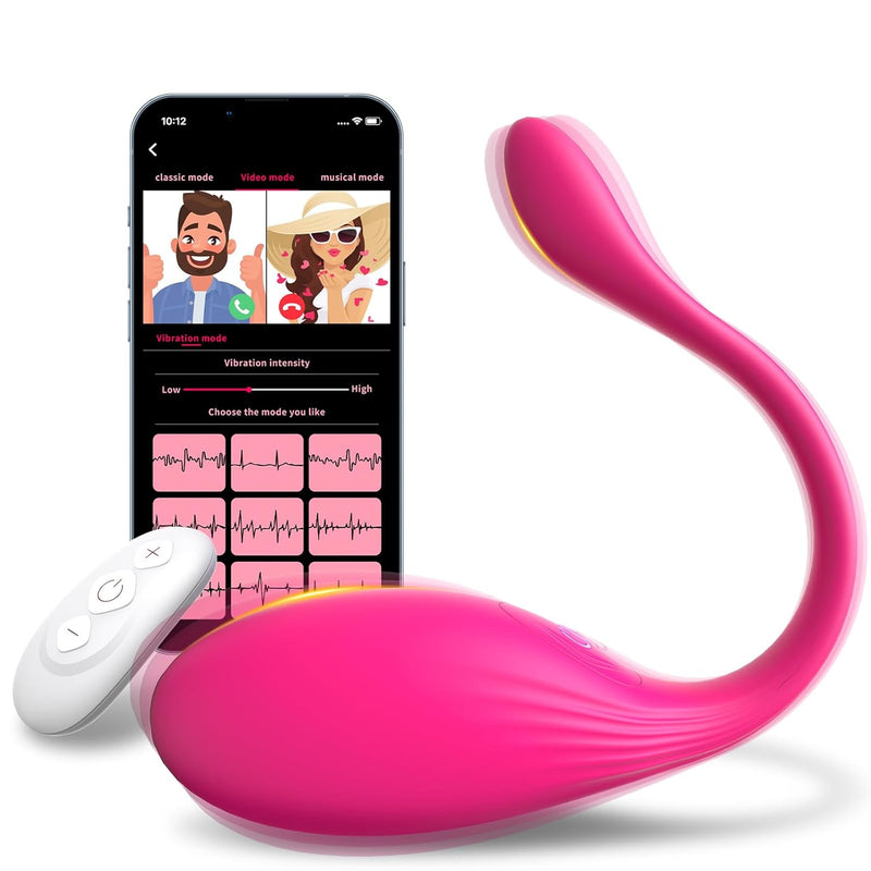 Wearable Panty Mini G Spot Bullet Vibrator With App Remote Control And 10 Vibration Modes, Rose Anal Dildo Vibrators For Clitoral Vagina Stimulator, Adult Sex Toys For Women Couples Pleasure