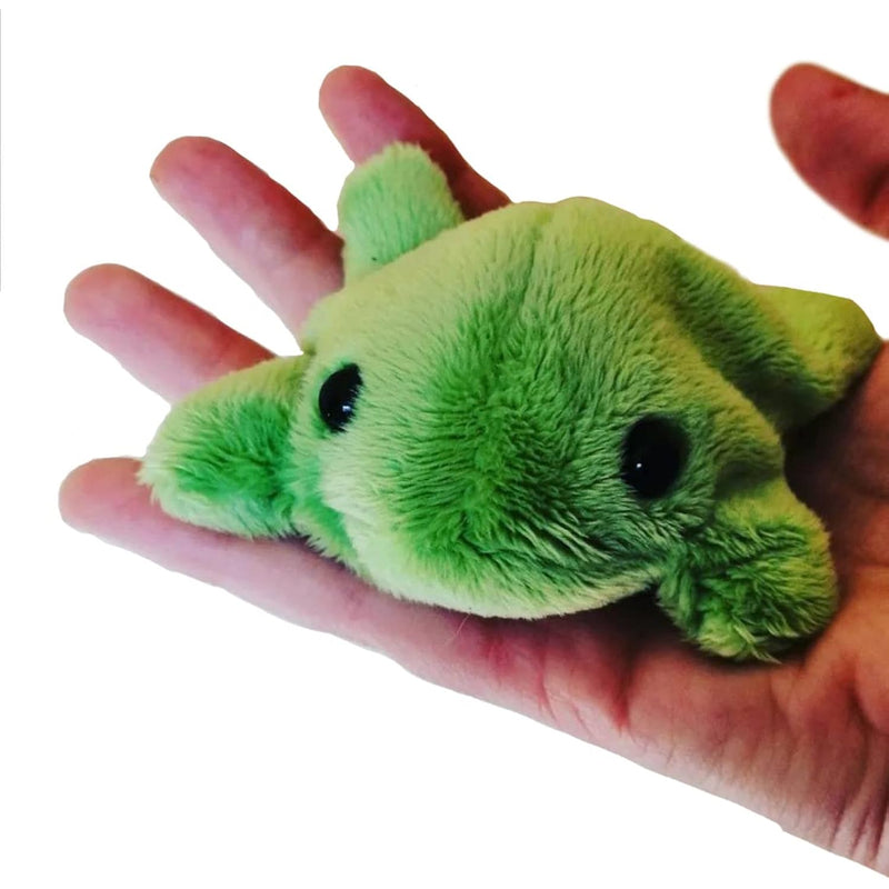 Baby Bean Frog Plush, 7Inch Cute Soft Fluffy Frog Stuffed Animal Weighted F