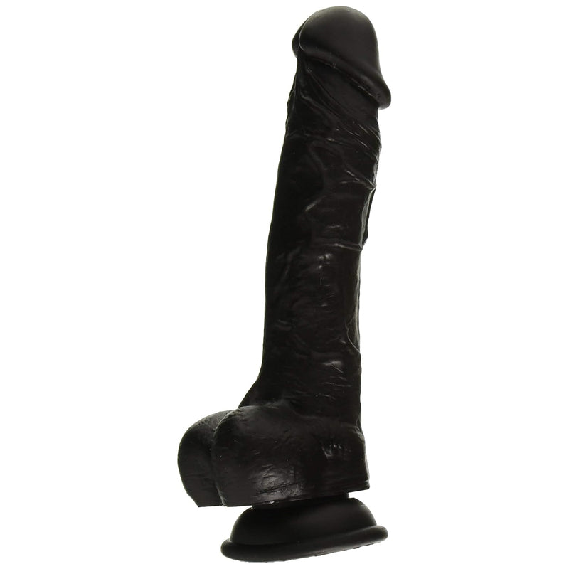 Coloursoft Soft Dildo, Black, 8 Inch (18154_Black)