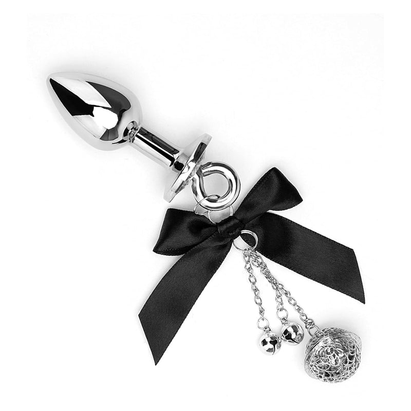 Luxury Stainless Steel Anal Anal Trainer Jewel Butt Plug Sm Small Bell Adult Anal Plugs(Mini)