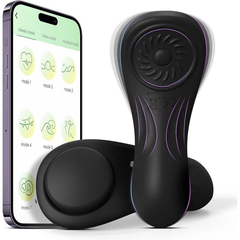 Wearable Panty Vibrator, 0.09 Lb Ultra-Light Butterfly Clitoral Vibrator With Magnetic Closure, App Remote Control Vibrating Panties, 7 Vibration Adult Sex Toys, Outdoor Pleasure Whisper-Quiet
