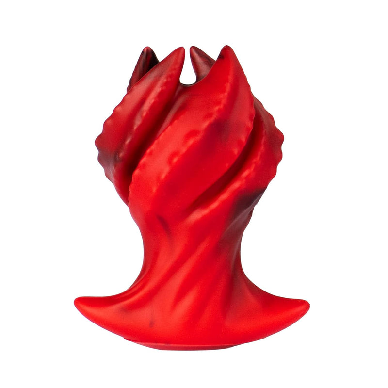 Anal Plug Sex Toy, Unique Design Prostate Massager, Ideal For Beginners To Experienced Users, Platinum Silicone Material, Red