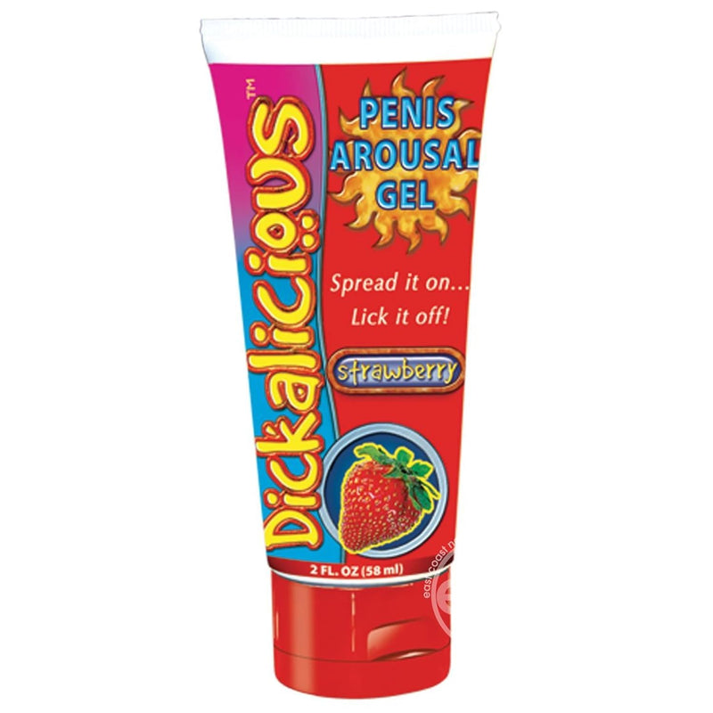 Dick-Alicious Penis Arousal Gel (Unisex) Use On Intimate Areas (Strawberry)