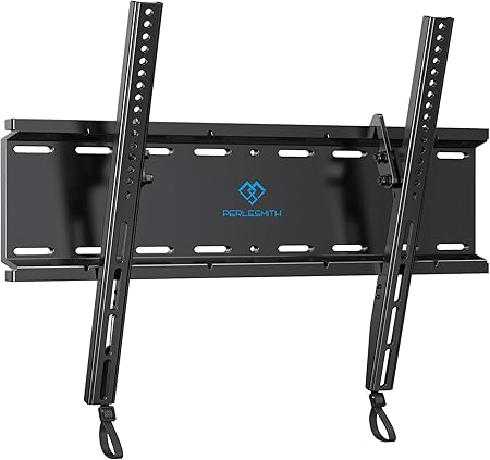 Tilting TV Wall Mount Bracket Low Profile for Most 23-60 inch LED LCD OLED, Plasma Flat Screen TVs with VESA 400x400mm Weight up to 115lbs, Fits 16" Wood Stud