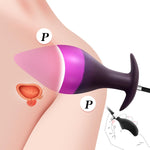 Inflatable Butt Plug Expansion Diameter 1.57'' To 3.93'' Anal Trainer Silicone Anal Plug With Tapered Tip And Flared Base For Beginner Advanced Adult Sex Toys For Men Women Couples