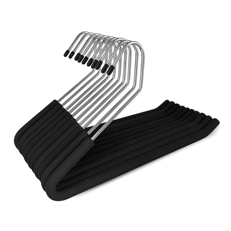 Heavy-Duty Pants Hangers Non-Slip, Foam Open Ended Slacks Pants Hangers For Men