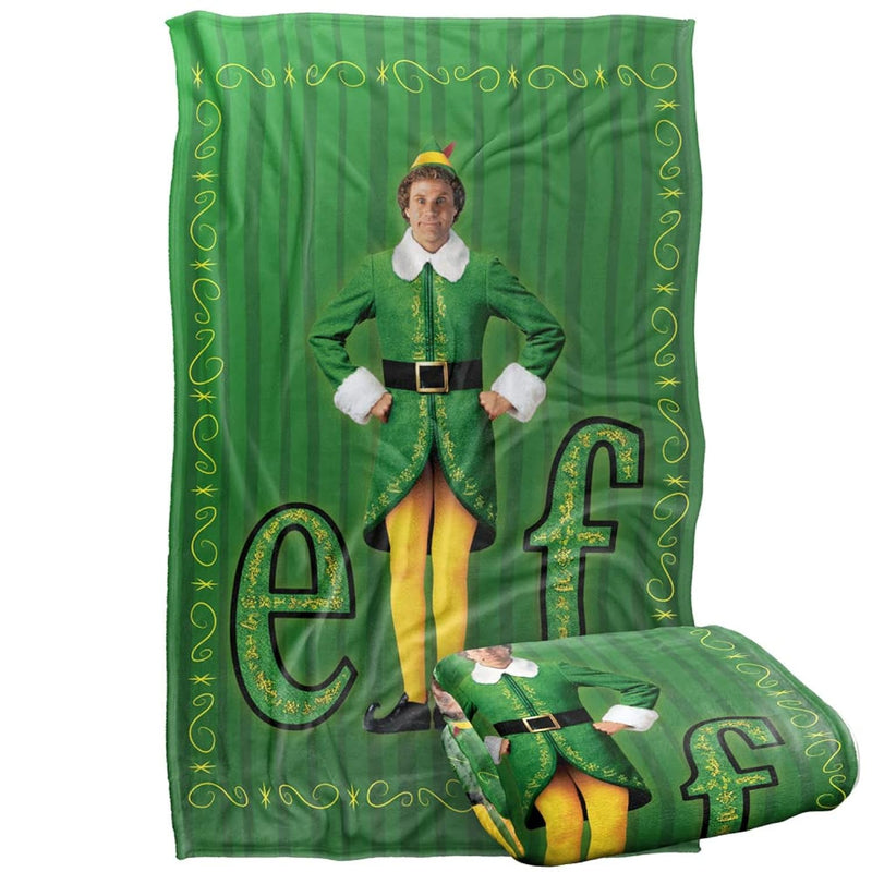 Elf Buddy The Elf Logo Silky Touch Super Soft Throw Blanket 36" X 58"
