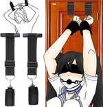 Adjustable Door Swing with Restraint Straps – Erotic Bondage Set for Couples Play
