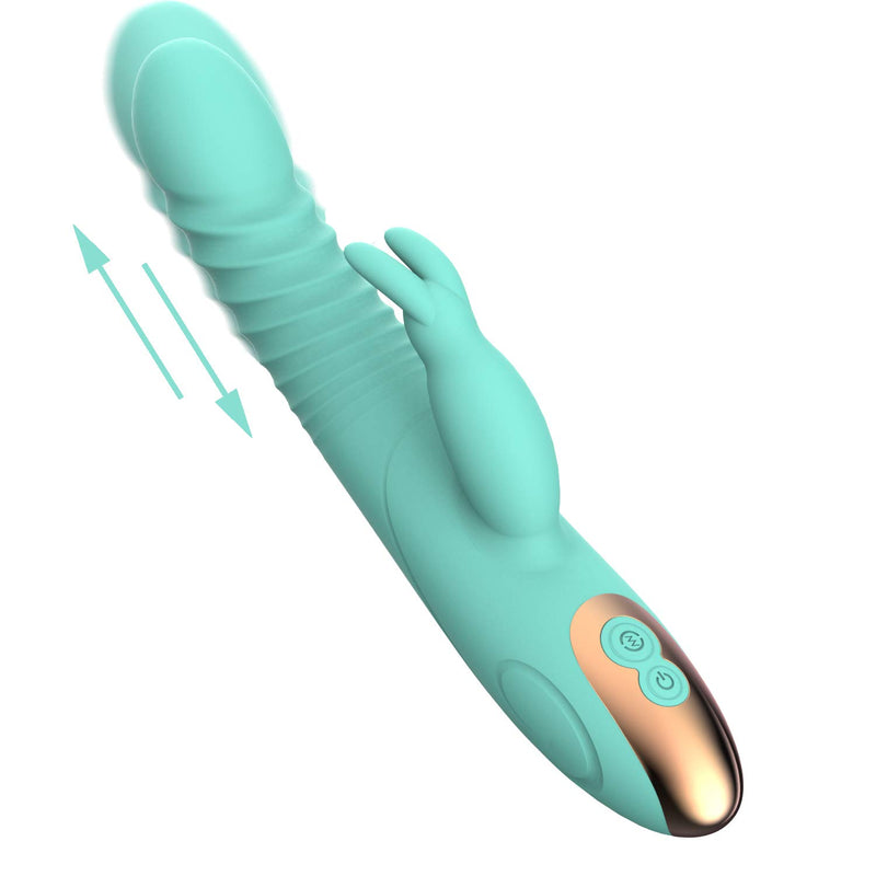 2025 New Rabbit Vibrator Adult Sex Tools For Women Set 8 Vibration Modes And 7 Telescoping Modes Portable Gifts Pleasure Silicone Waterproof Quiet