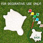 Mosaic Turtle Stepping Stone Kit for Kids Ages 8+, Includes 6 Paints