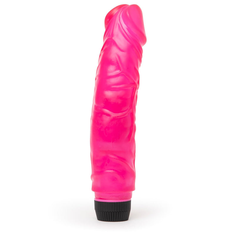 Vibrating Dildo - 8 Inch Realistic Dildos - Multispeed Sex Toy For Women And Couples - Pink - Waterproof