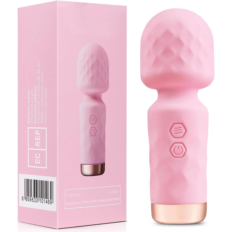Mini Vibrator Wand Sex Toys, Petite & Powerful Wand Massager Clitoral Stimulator With Flexible Neck, 10 Modes Wand Vibrator Female Adult Sex Toys Vibratorators For Woman Quiet Sex Wand Vibrater Dildo