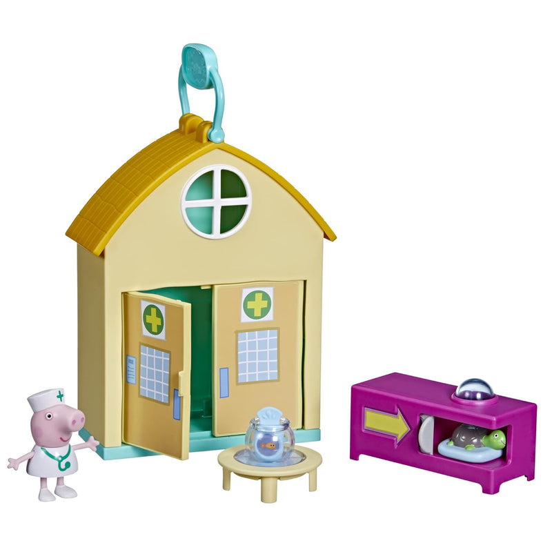 Peppa Pig Peppa’s Adventures Peppa Visits The Vet Playset Preschool Toy, 1